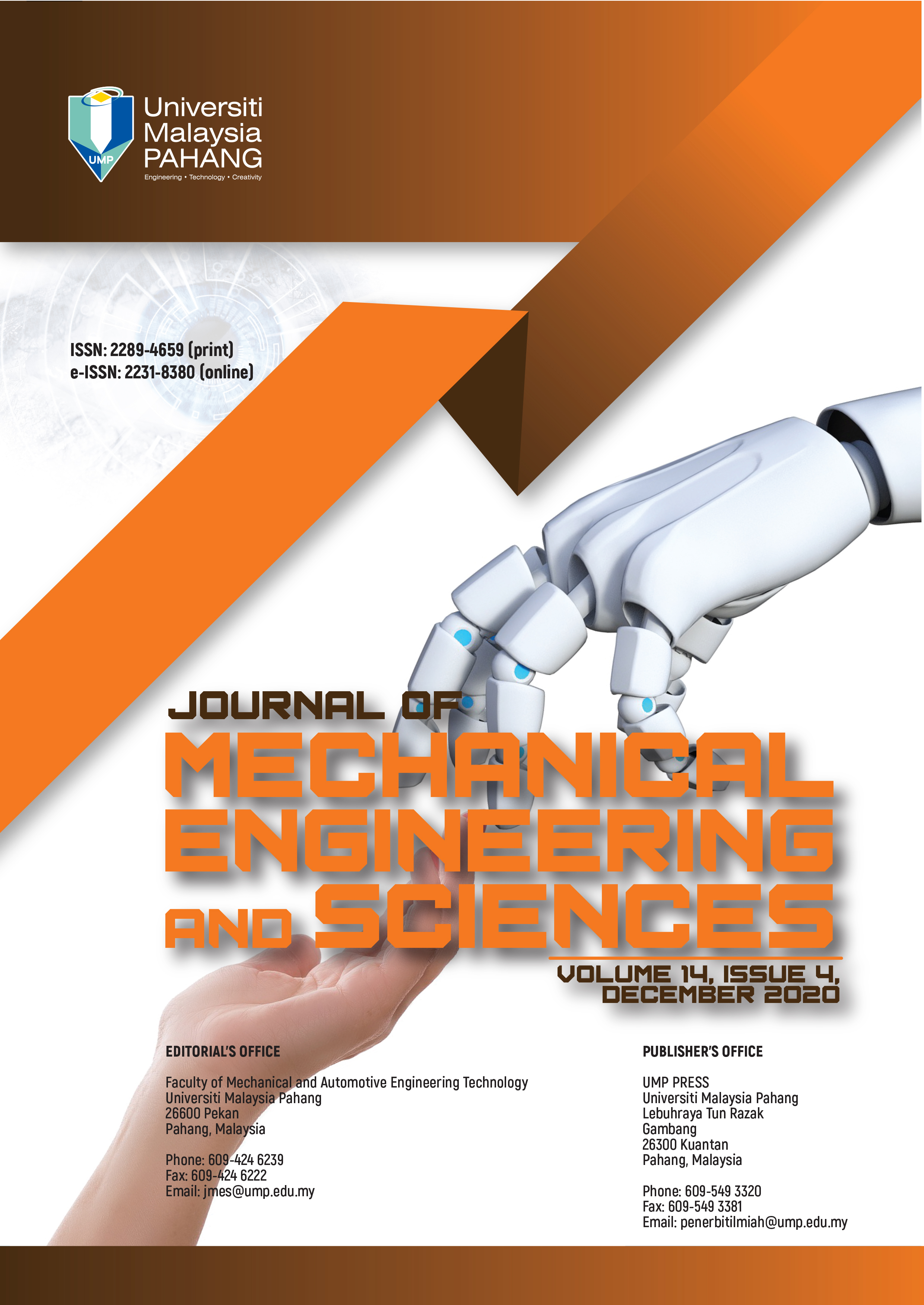 Journal of Mechanical Engineering and Sciences