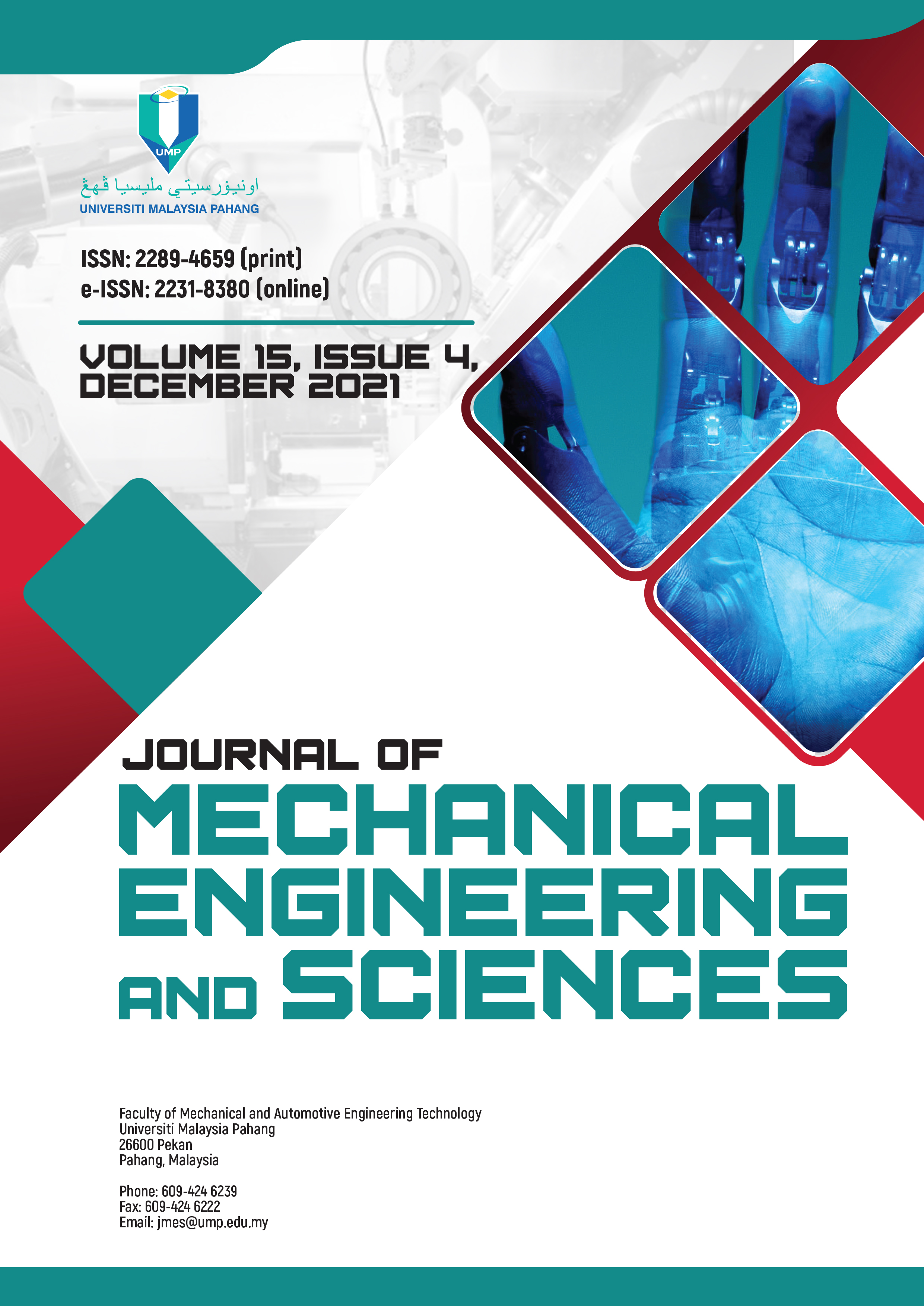 Journal of Mechanical Engineering and Sciences