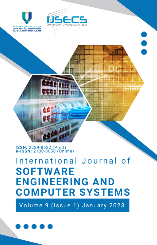 					View Vol. 9 No. 1 (2023): International Journal of Software Engineering and Computer Systems
				