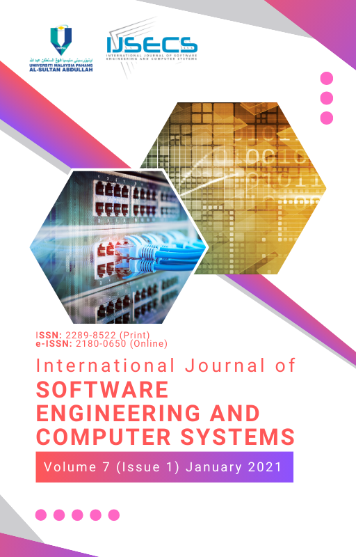 					View Vol. 7 No. 1 (2021): International Journal of Software Engineering and Computer Systems
				